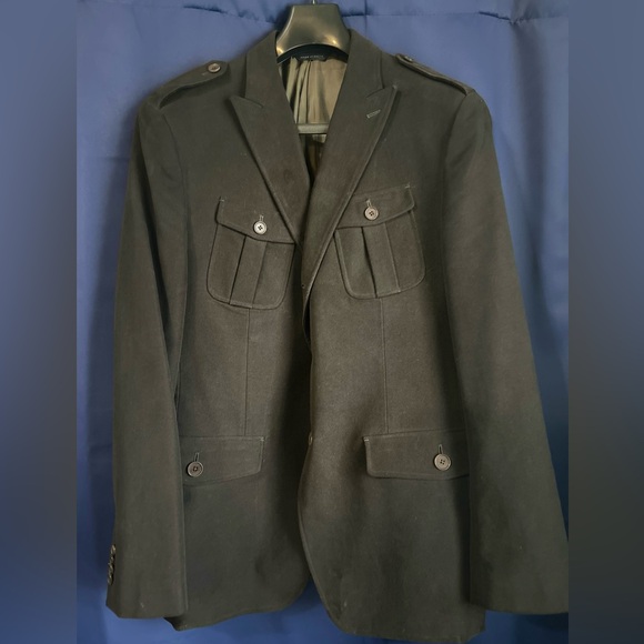 Velvet Chocolate Brown Blazer - Picture 1 of 8